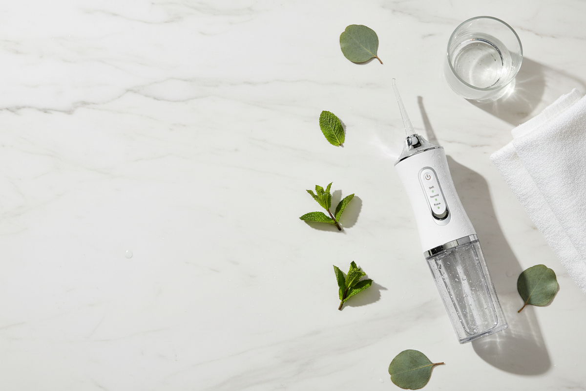 AquaRinse ProCleaner Spa Flat-lay Hero